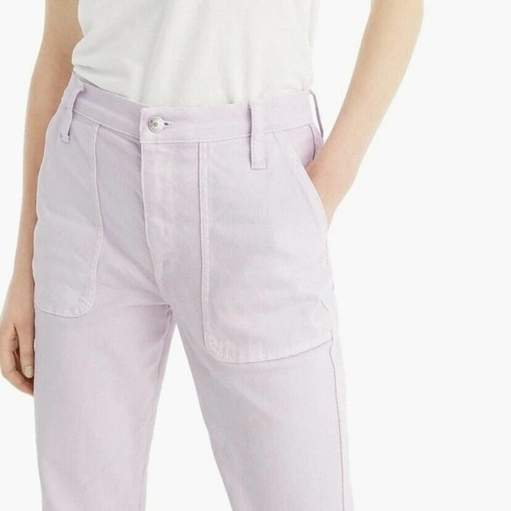 J Crew Garment‎ Dyed Straight Leg Crop New 25 Tall